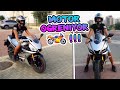 ABİME MOTOSİKLET SÜRMEYİ ÖĞRETİYORUM ! (R25 İLK SÜRÜŞ)