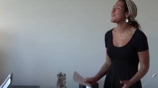 Kaïna Blada singing Variation of a Cycle from A Never-Ending Line
