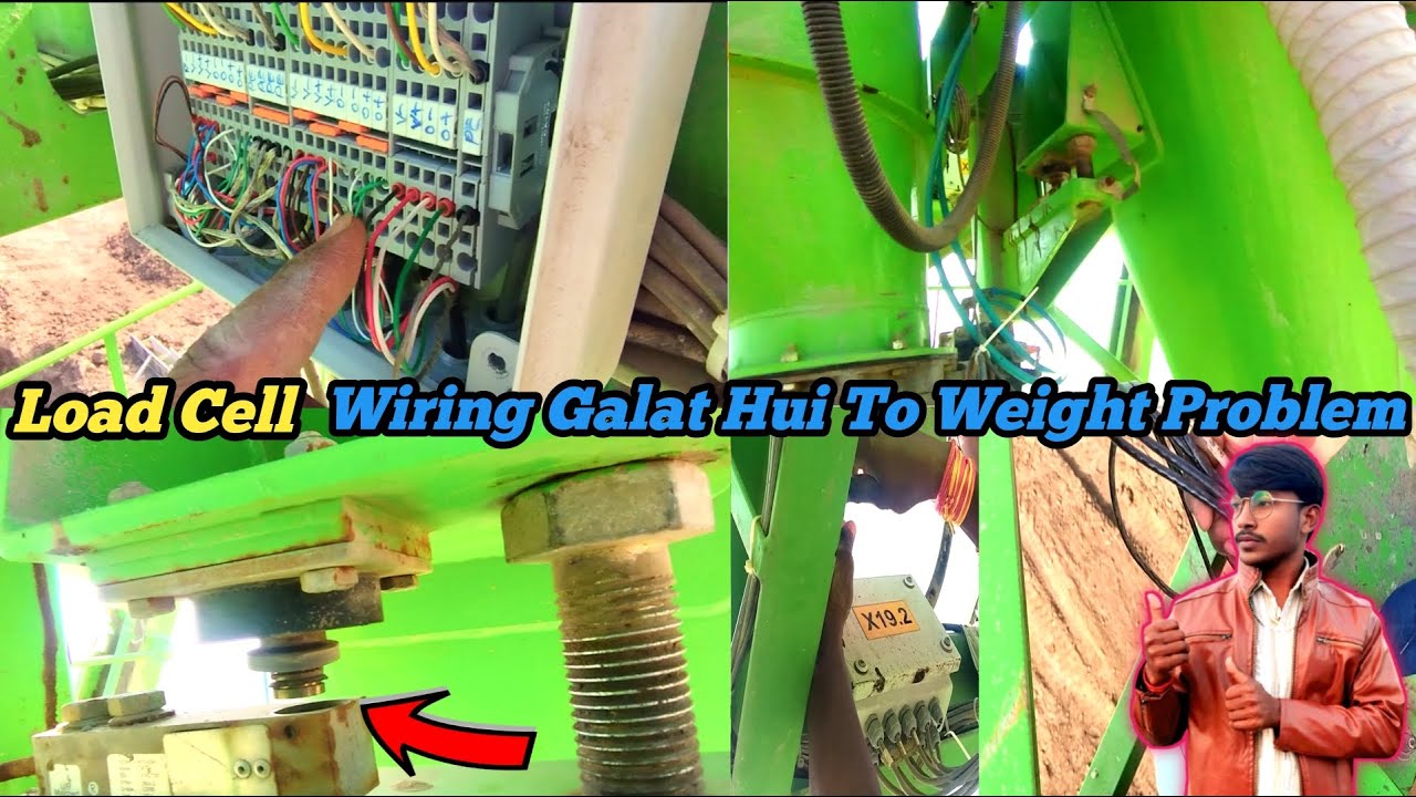 Batching Plant Load Cell Wiring Full Process | Installation + Setting + load cell fitting
