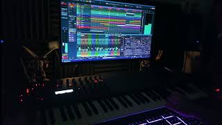 Allan Zax working on a new Melodic Progressive House tune (Radiant Vibrancy)