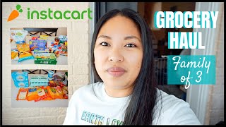 INSTACART DELIVERY | WEGMANS GROCERY HAUL | FAMILY OF 3 | Pinay USA | Bianca Figz