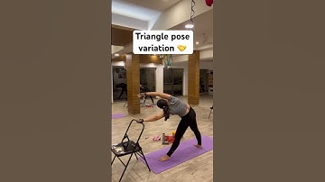Triangle pose variation