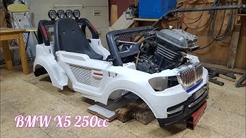 BMW X5 250cc Power wheels build Part 2