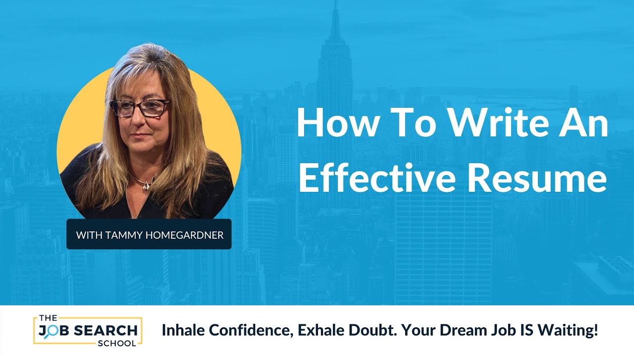 How to write the perfect resume. - YouTube