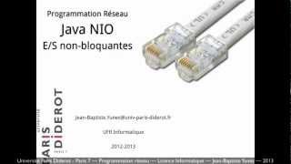 Cours programmation socket (réseau) n°7 -  E/S non-bloquantes en Java