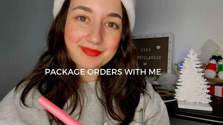 ASMR| Package Orders With Me (Etsy Christmas Store...