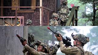 101st Airborne Soldiers Conduct MOUT At Fort Polk