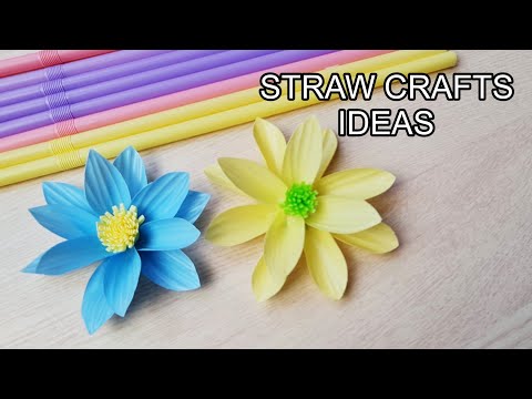 How To Make A Paper Straw Flower Craft - Raising Little Superheroes