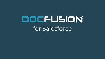 DocFusion for Saleforce App (AppExchange)