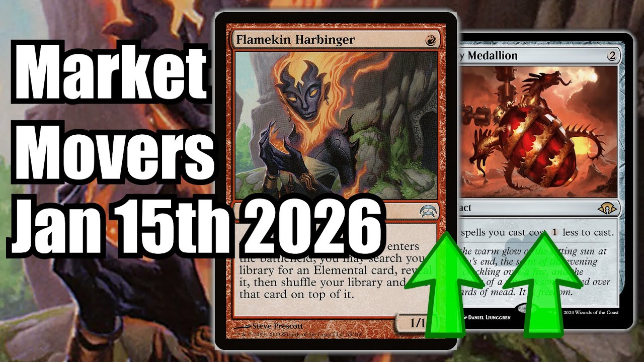 Главные события на рынке MTG — 15 января — Взлёты в Commander и Premodern! Flamekin Harbinger и R...