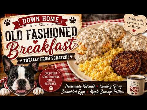 ❤️ Stretch Your Grocery Budget with This Old-Fashioned Down Home Breakfast! 🏡