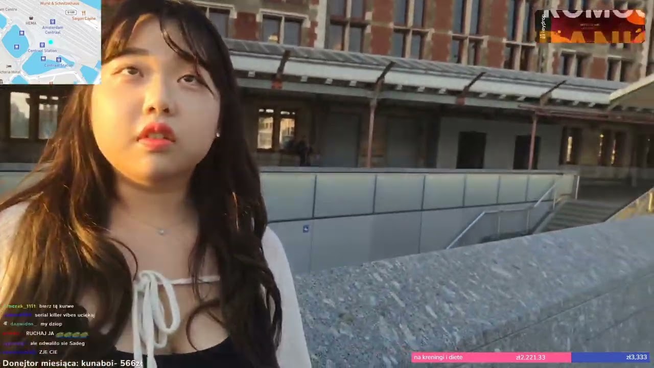 FRANIO DOSTAL LIŚCIA OD AZJATKI W AMSTERDAMIE XD