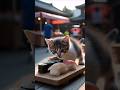 Cute Meow #cat #eating #sushi #meow #song #cute #혼밥