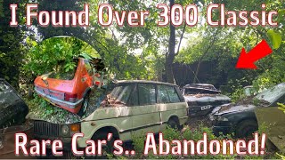 I Explore A Collection Of Over 300 Classic & Rare Abandoned Cars!!