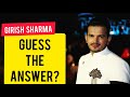 Guess the answer anchor girish funny questions at sangeet night 919769964451  party game