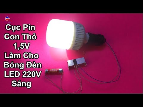 Video: Đèn LED có thể chạy bằng pin trong bao lâu?