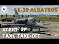 DCS | L-39 Albatros | Start-up, Taxi, Take-off (CZ)