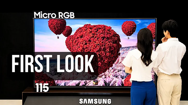 Samsung Micro RGB TV $30k Game Changer First Look Unveiled!