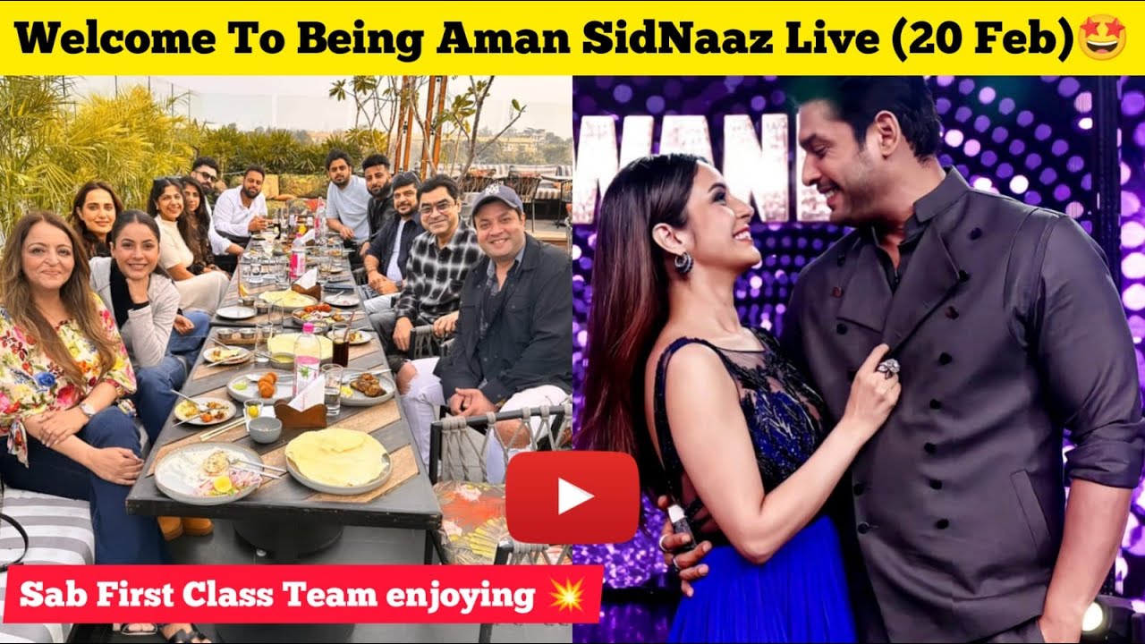 [20 FEB] Shehnaaz Gill with Sab First Class Team enjoying 💥Day 28🎥 ...