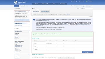 The ICDSoft Control Panel Quick Guide