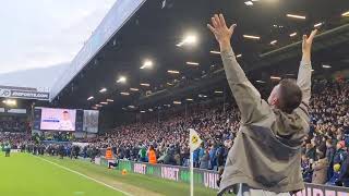 "Marching On Together". Leeds United v Birmingham 1/1/24 at Elland Road.