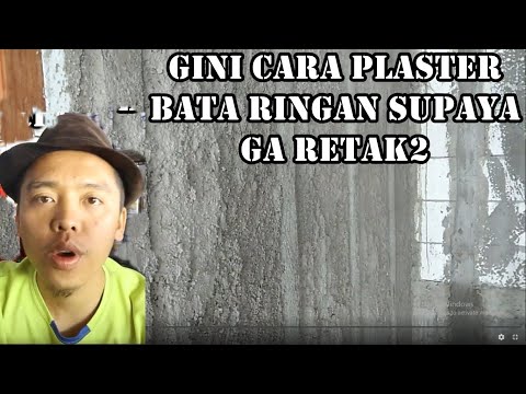 Video: Plesteran Dinding Dengan Mortar Semen: Konsumsi Campuran Semen Dan Pasir Per 1 M2, Cara Plesteran Yang Benar