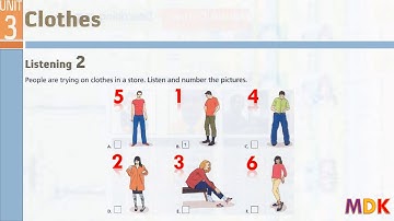 Tactics for Listening Third Edition Basic Unit 3 Clothes