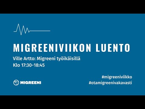 Video: Migreenin lääkehoidon edut ja haitat