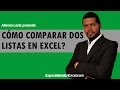 Cómo comparar dos listas en Excel