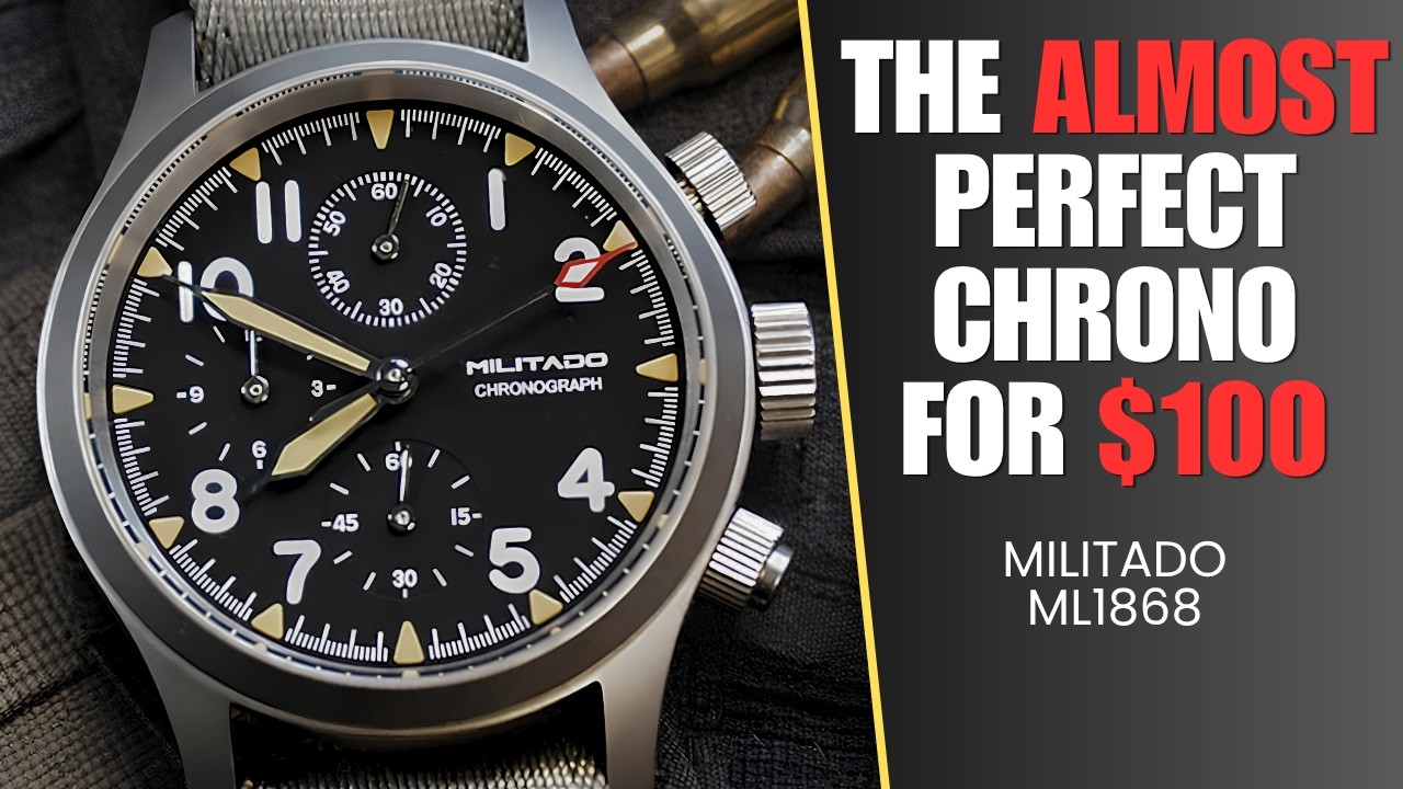 This GADA Chrono watch from Militado is near perfect at less than