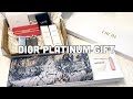 Dior beauty loyalty program platinum welcome gift  dior beauty haul  dior codes