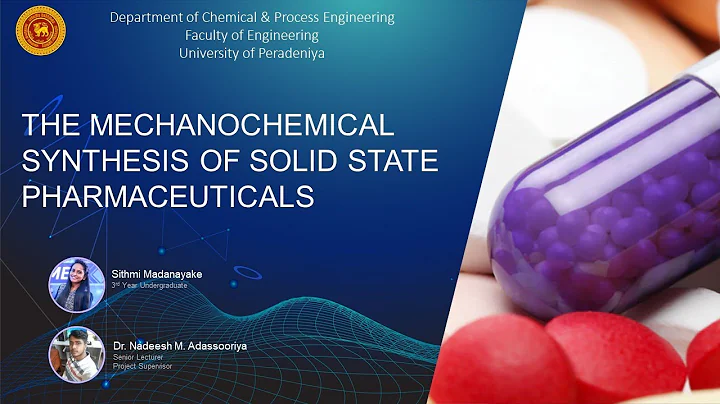 Mechanochemical synthesis of solid state pharmaceutical materials | DCPE | UoP