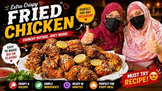 Crispy Fried Chicken Recipe | Crispy & Juicy Fried Chicken | Easy Restaurant Style Recipe