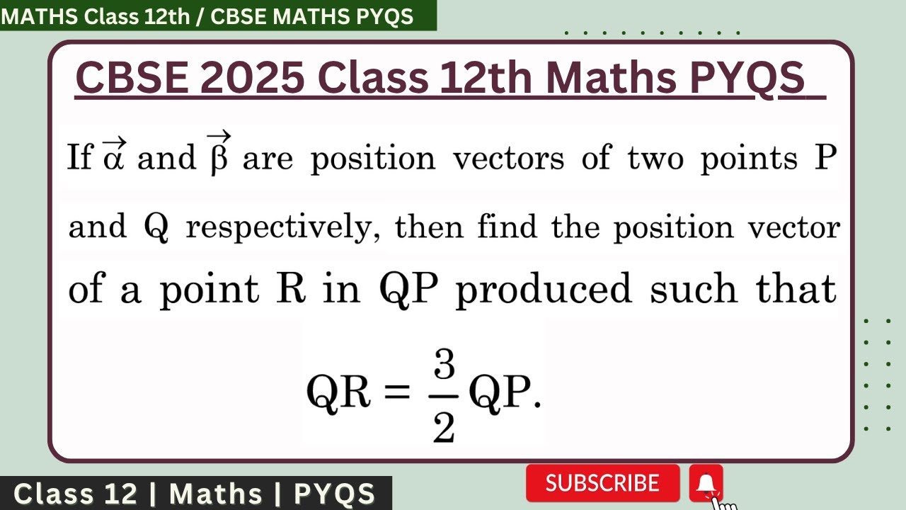 Beta Vector Examples If alpha vector and beta vector are position vector of two points P and ...