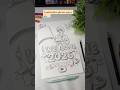 New Year 2026 Drawing ✨🎉 | Creative Art Idea for 2026 | Satisfying Final Look 😱 #Shorts”#2026drawing