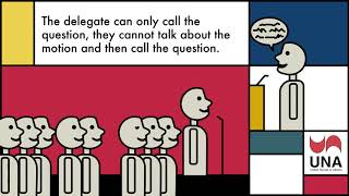 Calling The Question Roberts Rules For Una Members