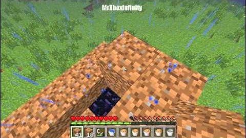 **New** How To Make A Nether Portal Without Diamond Pickaxe On MineCraft!