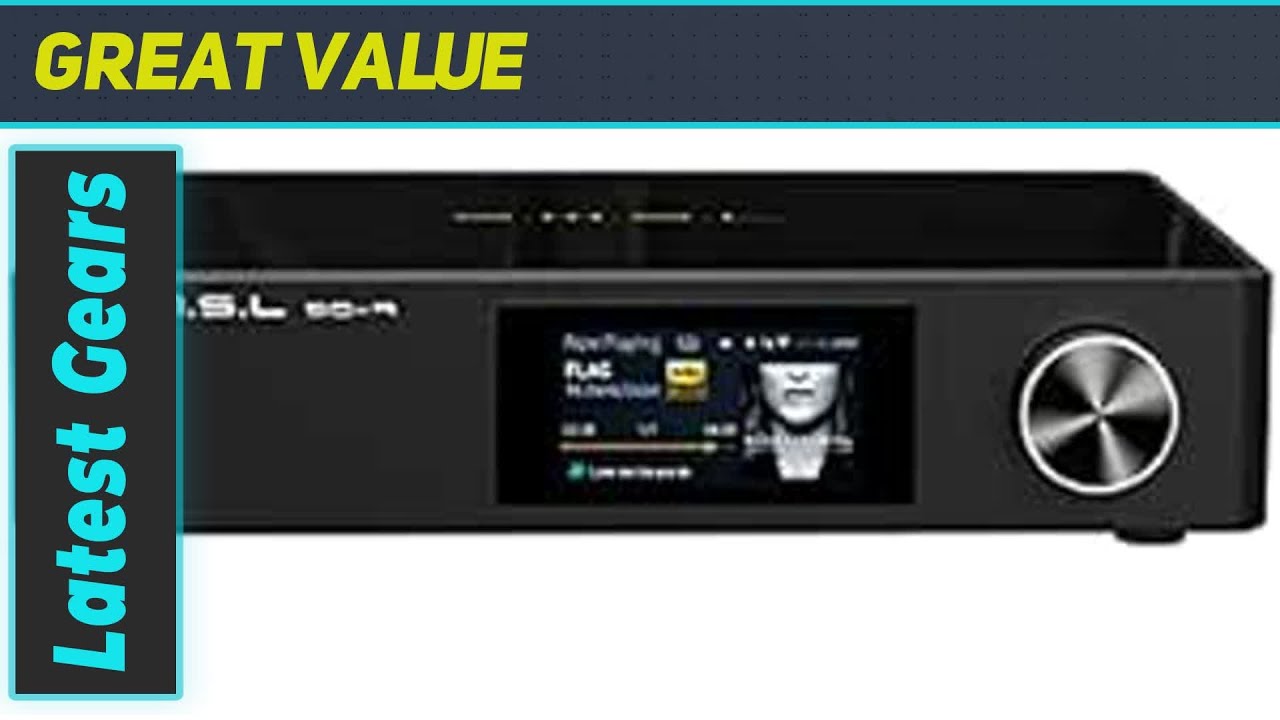 reviewS.M.S.L SD-9 MQA Full Decoding Bluetooth 4.0 HiFi Network Music Player - In-Depth Review!