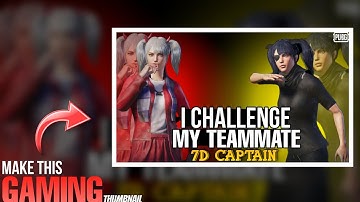 How Yo Make 1V1 Thumbnail Like Star Captain In ANDROID 🔥