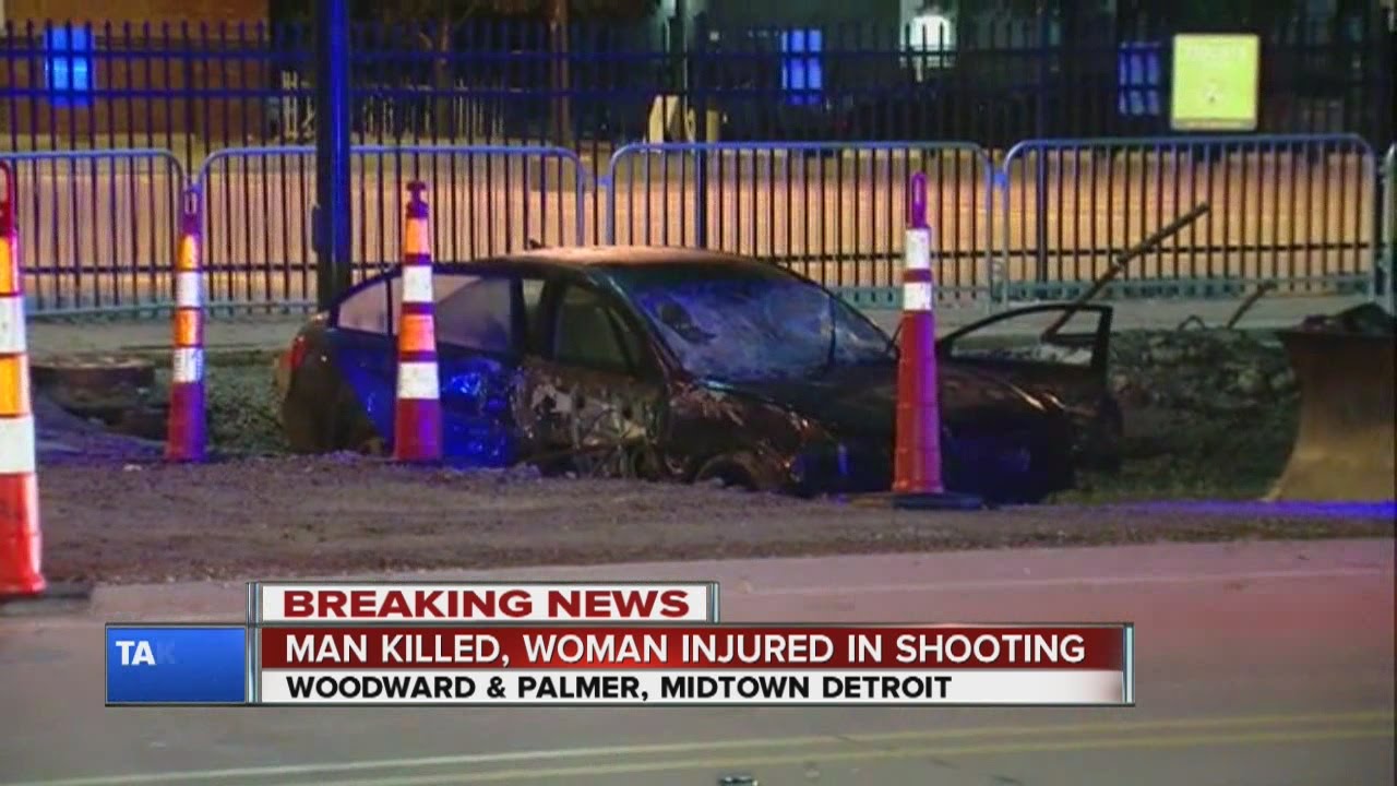 Man killed, woman injured in Midtown shooting - YouTube