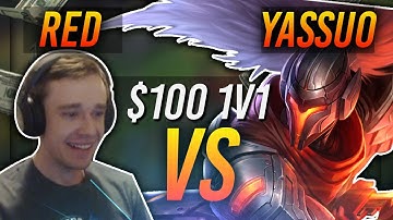 REDMERCY VS YASSUO | $100 1v1 SHOWDOWN!! - League of Legends
