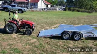 Aluma 8222 14k tilt equipment aluminum trailer review and demo