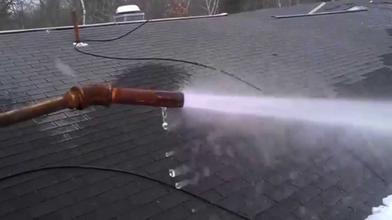 Ice Dam Removal With Steam Boston MA