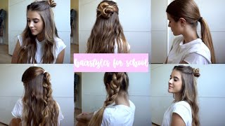 Back To School Hairstyles 18 Schnelle Und Einfache Frisuren Fur Die Schule Youtube