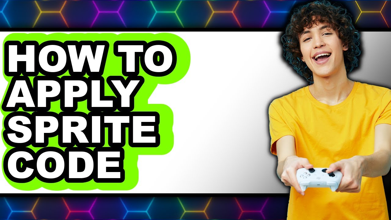 Sprite Table Code How to Apply Sprite Code - Step by Step - YouTube