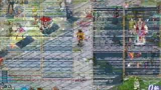 Conquer online : Lion server and Dragon server showing gears