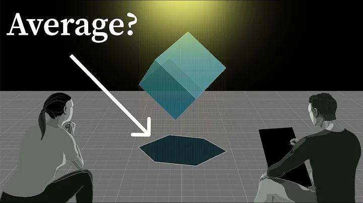 Alice, Bob, and the average area of a cube's shadow