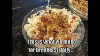 what i eat for breakfast every day on a hclf vegan diet