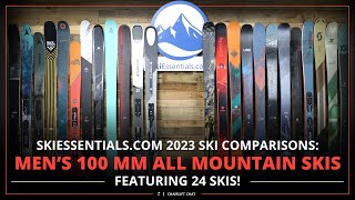 2023 Men's 100 mm All Mountain Ski Comparison with SkiEssentials.com