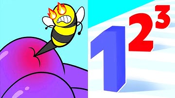 Help Monster 2 Tricky Puzzle vs Number Master - Satisfying ASMR Gameplay All Levels